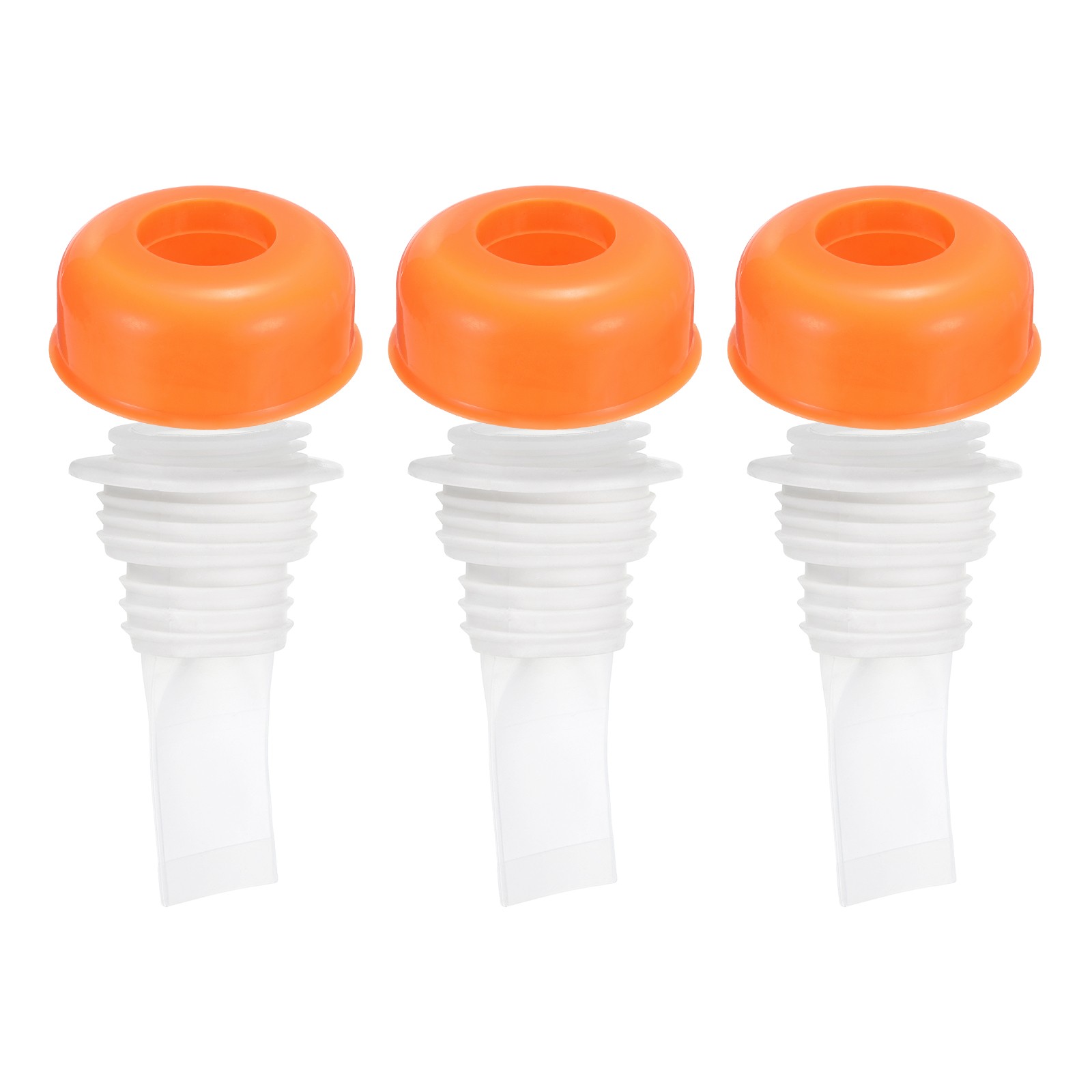 Shower Floor Drain Backflow Preventer One Way Valve Sewer Core Orange 3 Set gallery