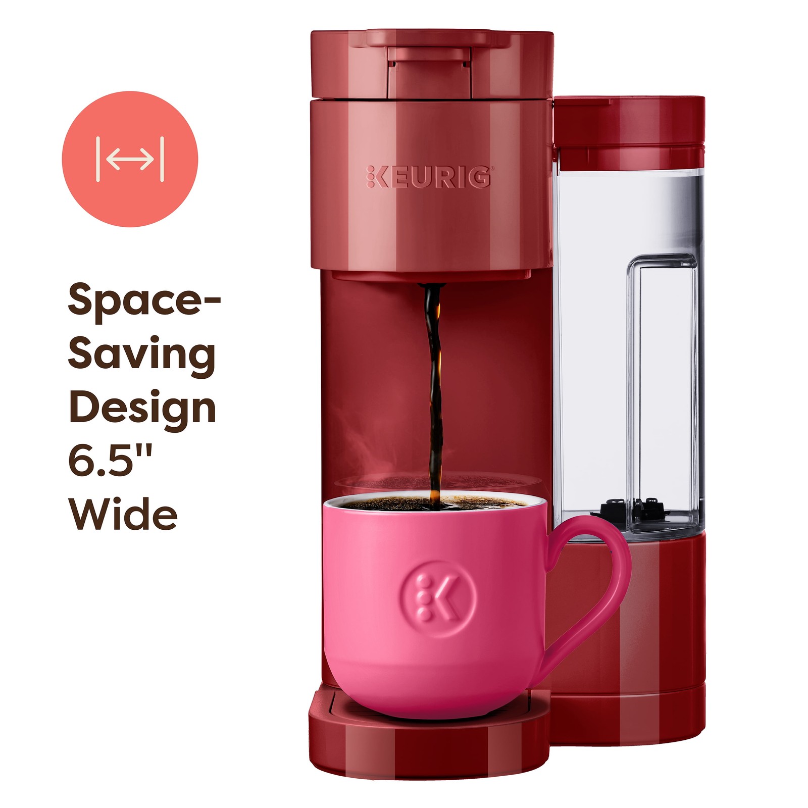 Keurig K-Express Essentials Red Single-Serve K-Cup Pod Coffee Maker, Red - Fast gallery
