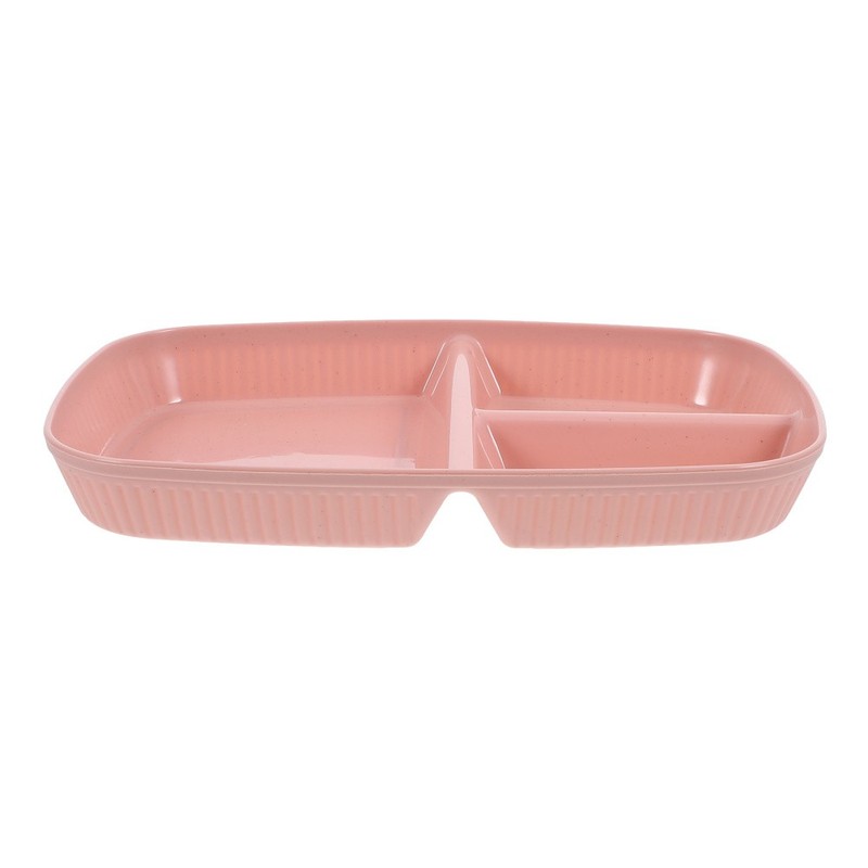 Divided Serving Plate Reusable Portion Control Food Adults Plates gallery