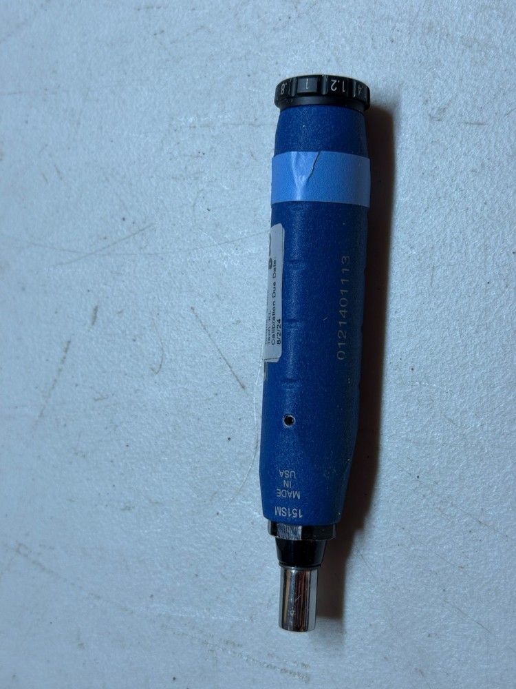 CDI TORQUE 151SM MICRO ADJUSTABLE SCREWDRIVER RANGE 3 - 15 INCH POUNDS 1/4-INCH