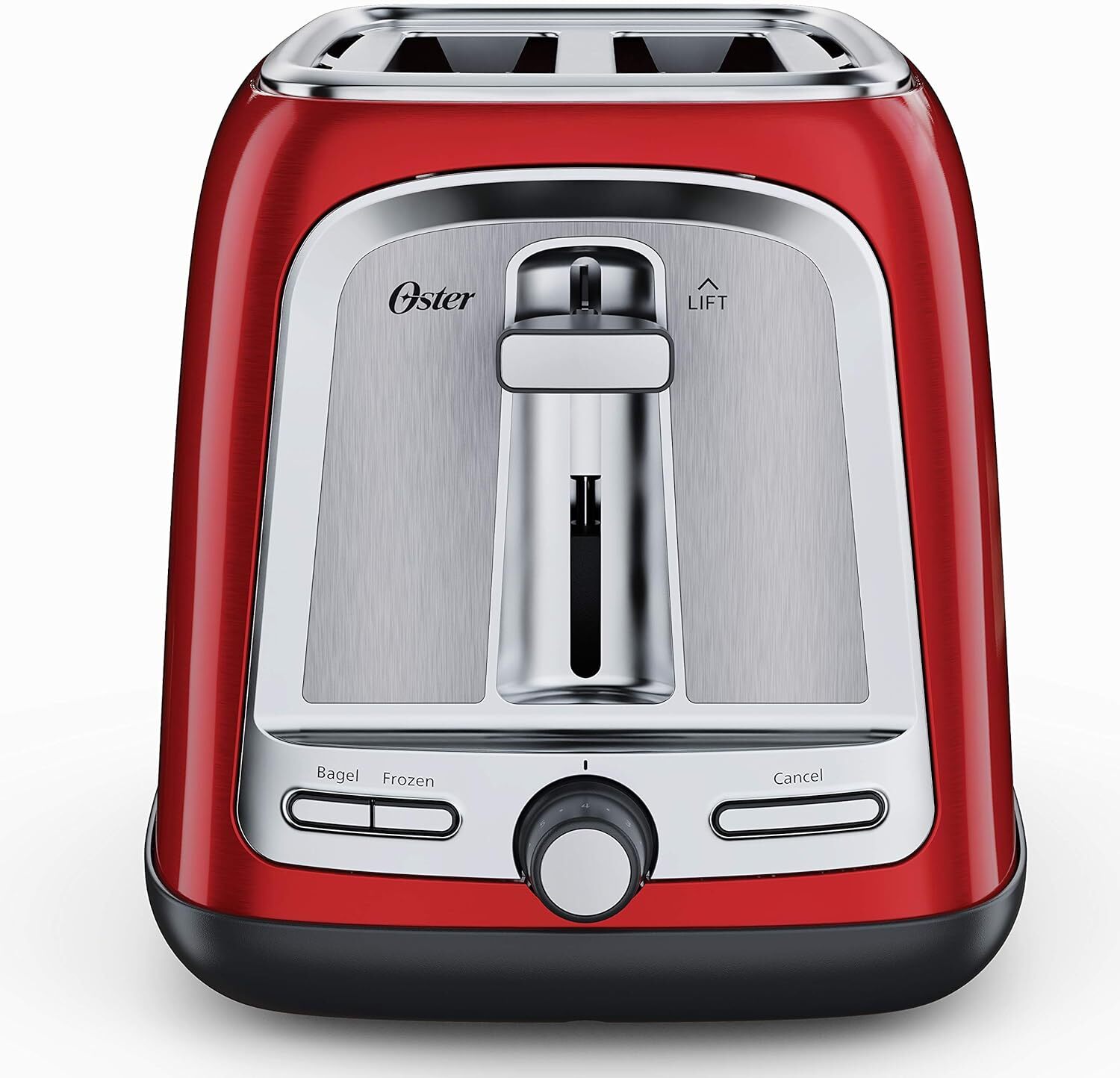 Oster 2-Slice Toaster Candy Apple Red Advanced Toast Tech for Bread & Bagels gallery