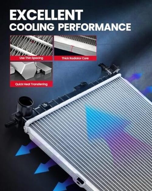CU13078 Replacement Radiator 2008-2012 Ex35, 2009-2012 Fx35, 2013-2013 Ex37 gallery