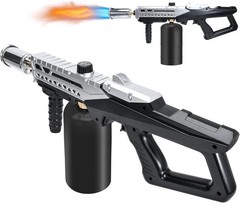 Muphop Powerful Propane Torch Gun, Flamethrower Gun with Adjustable Flame, Bl…