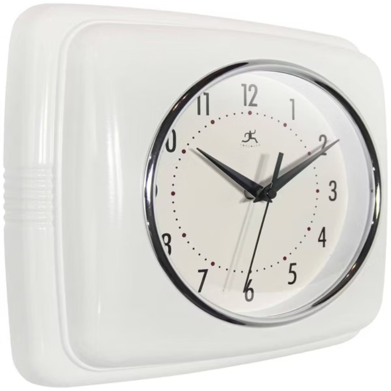 9.25" Square Retro Wall Clock gallery