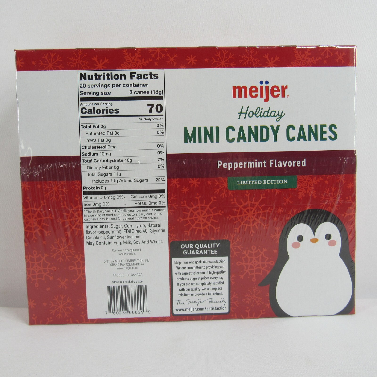 Peppermint Mini Candy Canes Pack of 60 Red & White Meijer Holiday Sept 2026 gallery