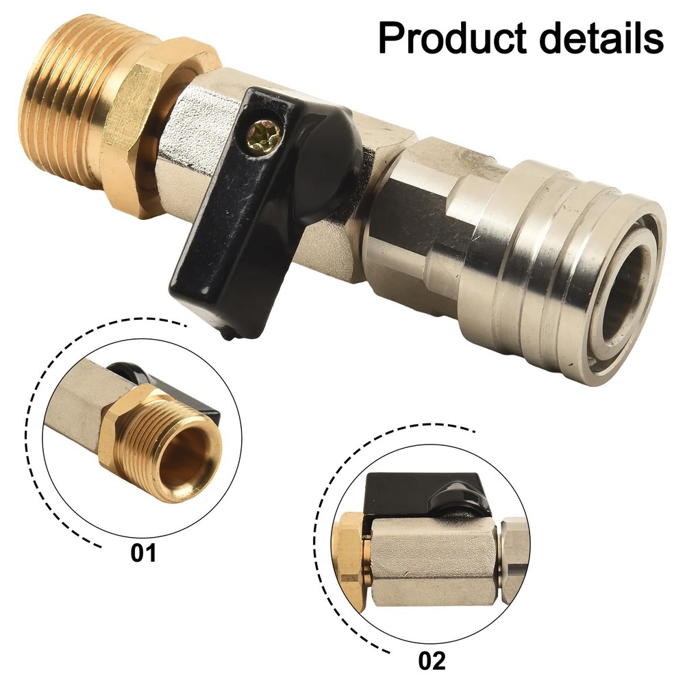 Leverage Design High Pressure Washer Ball Valve for Easy Opening and Closing