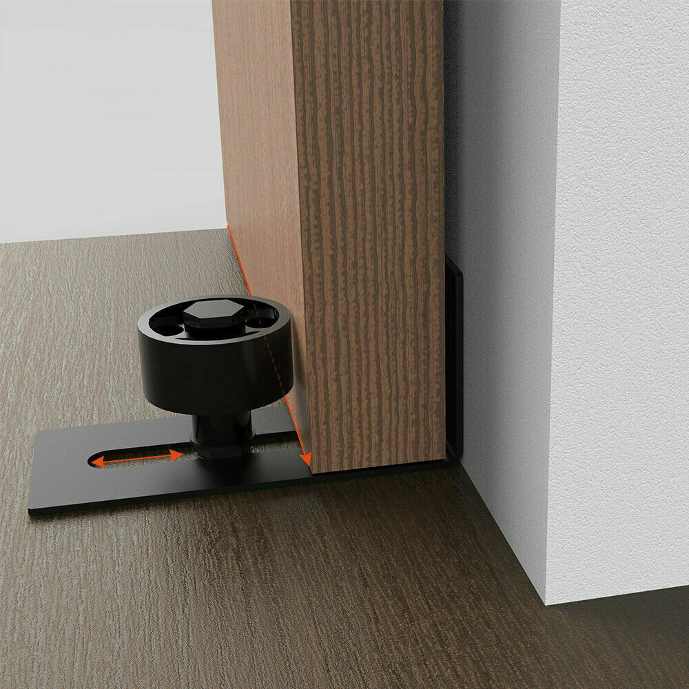 Adjustable Wall Mount Floor Guide Sliding Barn Door Hardware for Sliding Door gallery