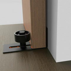 Adjustable Wall Mount Floor Guide Sliding Barn Door Hardware for Sliding Door