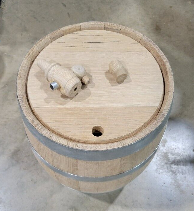 5-Gallon 20-Liter BOURBON Whiskey American Oak Moonshine Aging BARREL Cask Char3 gallery