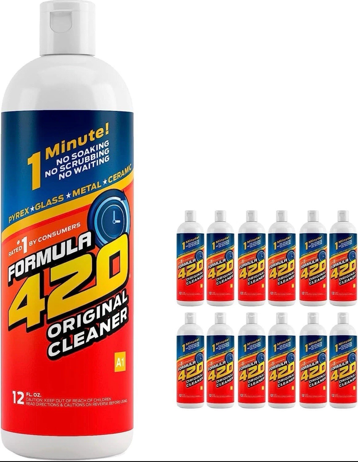 Formula 420 All Purpose Cleaner – 12oz Bottles (3-Pack) for Glass & Metal gallery