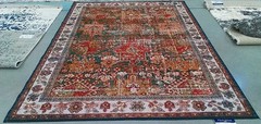 IVORY GREEN 8′-0″ x 10′-0″ Broken Thread Rug, Reduced Price 1172794739 TSN114A-8