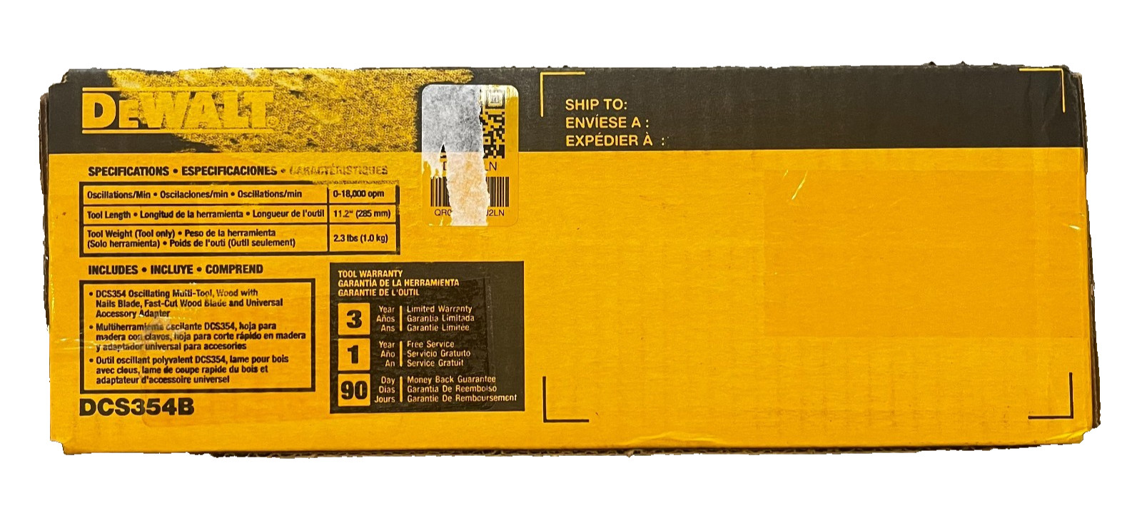 DeWalt Atomic 20V Max Oscillating Multi Tool Brushless Model DCS354B Tool Only gallery