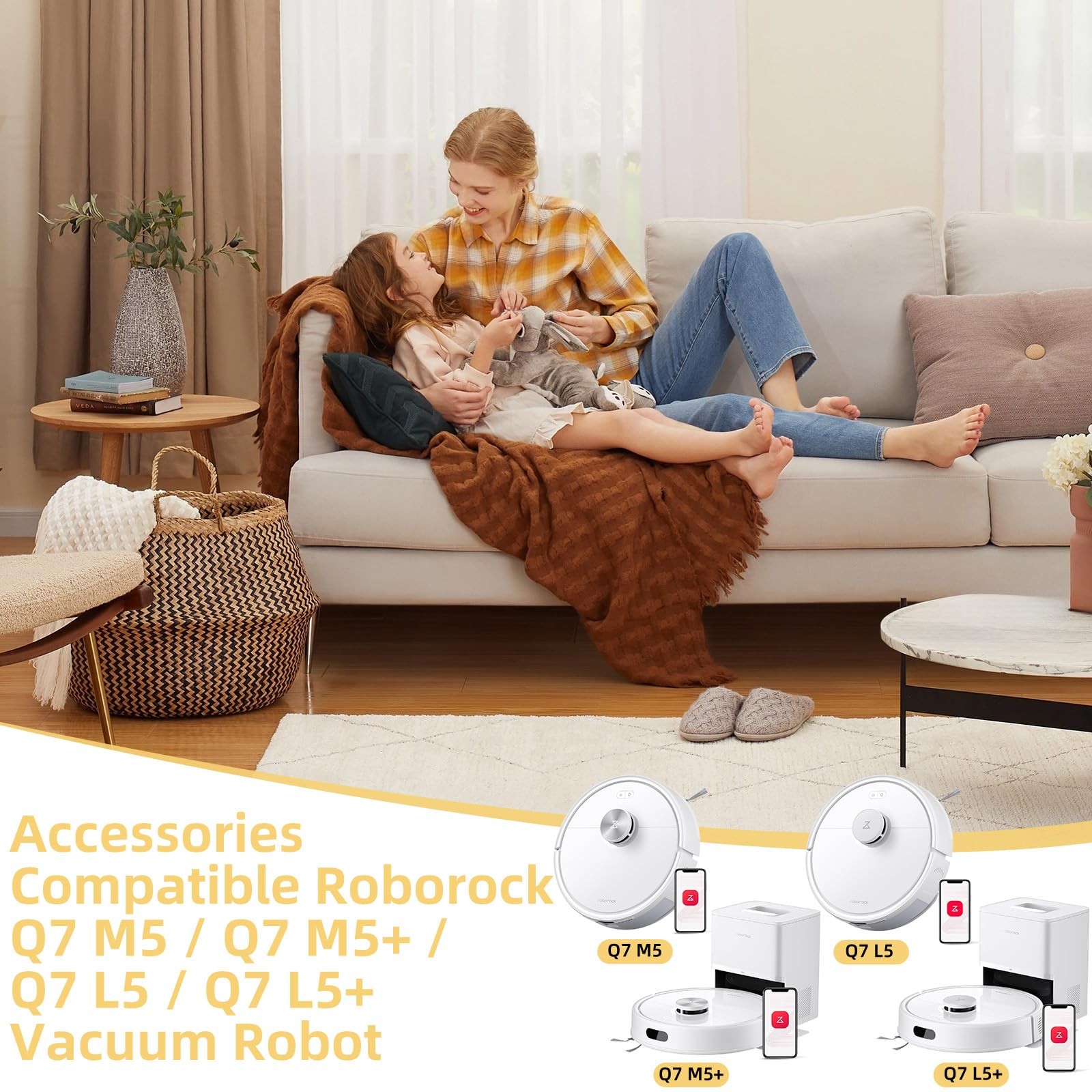 23 Pack Accessories for Roborock Q7 M5 / Q7 M5+ / Q7 L5 / Q7 L5+ Vacuum Robot... gallery