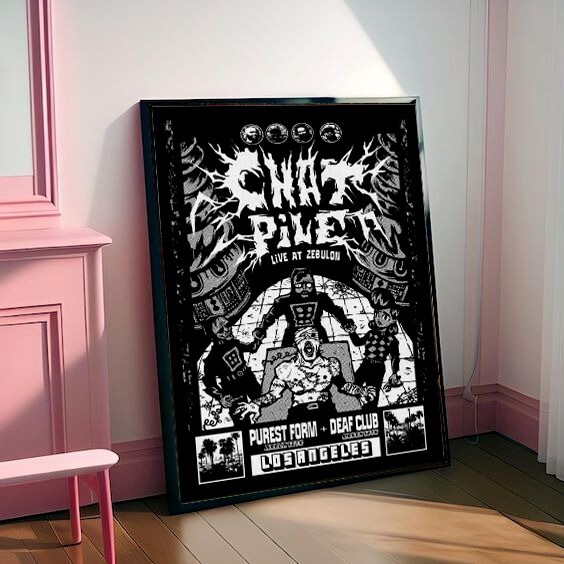 Poster Chat Pile Los Angeles, CA Purest Form March 12th 2025 gallery