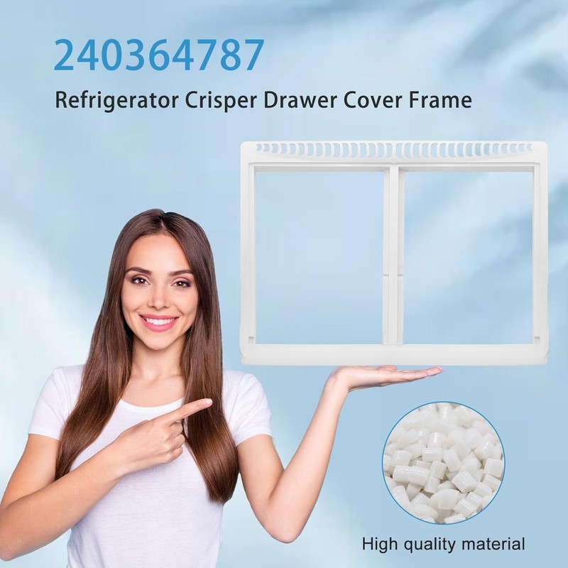 Refrigerator Crisper Drawer Cover 253.61827013 253.60604412 253.60609410 gallery