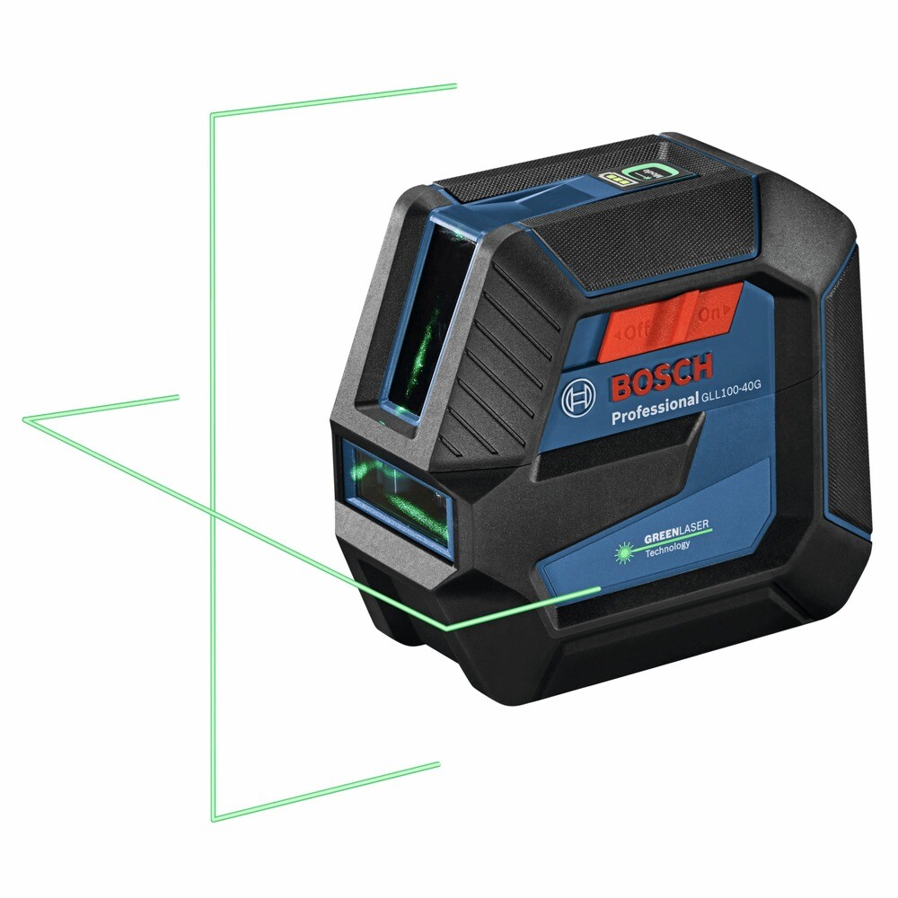 Bosch GLL100-40G-RT Green Self-Leveling Cross-Line Laser Certified Refurbished gallery
