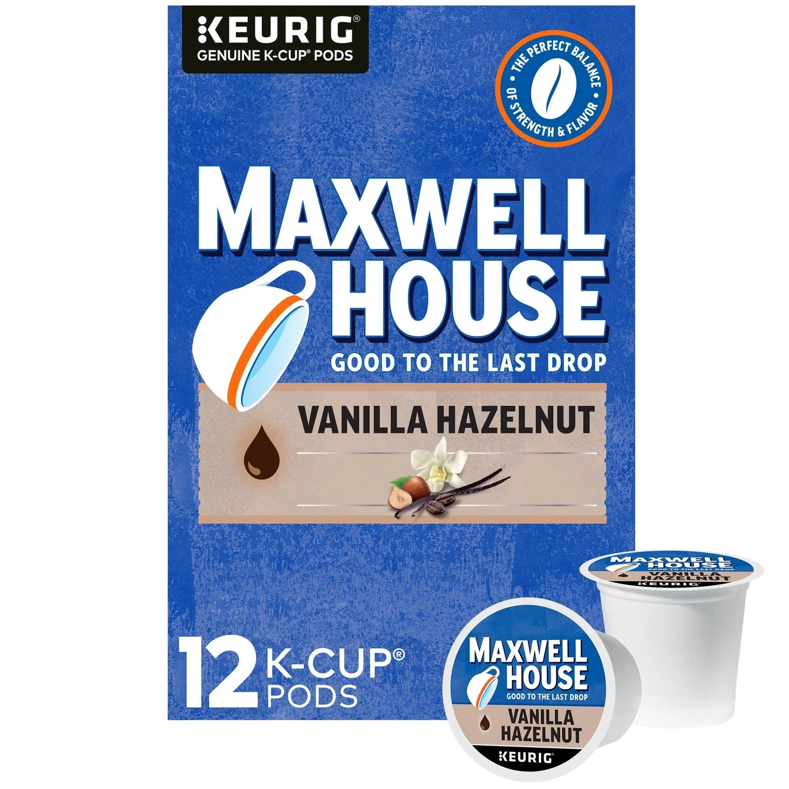 Maxwell House Vanilla Hazelnut 72 K - Cup bulk in a box gallery
