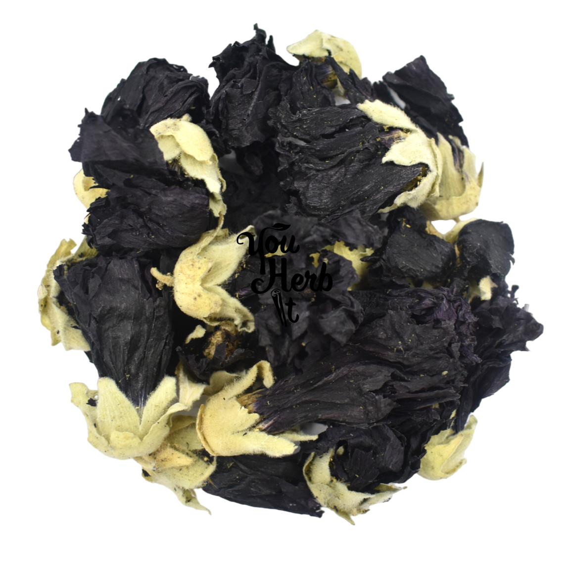 Black - Purple Hollyhock Mallow Dried Flowers 300g-1.95kg - Alcea Rosea gallery
