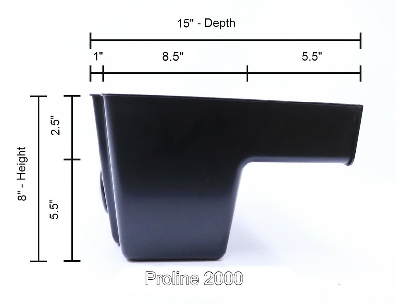 Pondmaster-2000 Pond Filter/Waterfall Box-water garden-11" spillway-w/1" inlet gallery