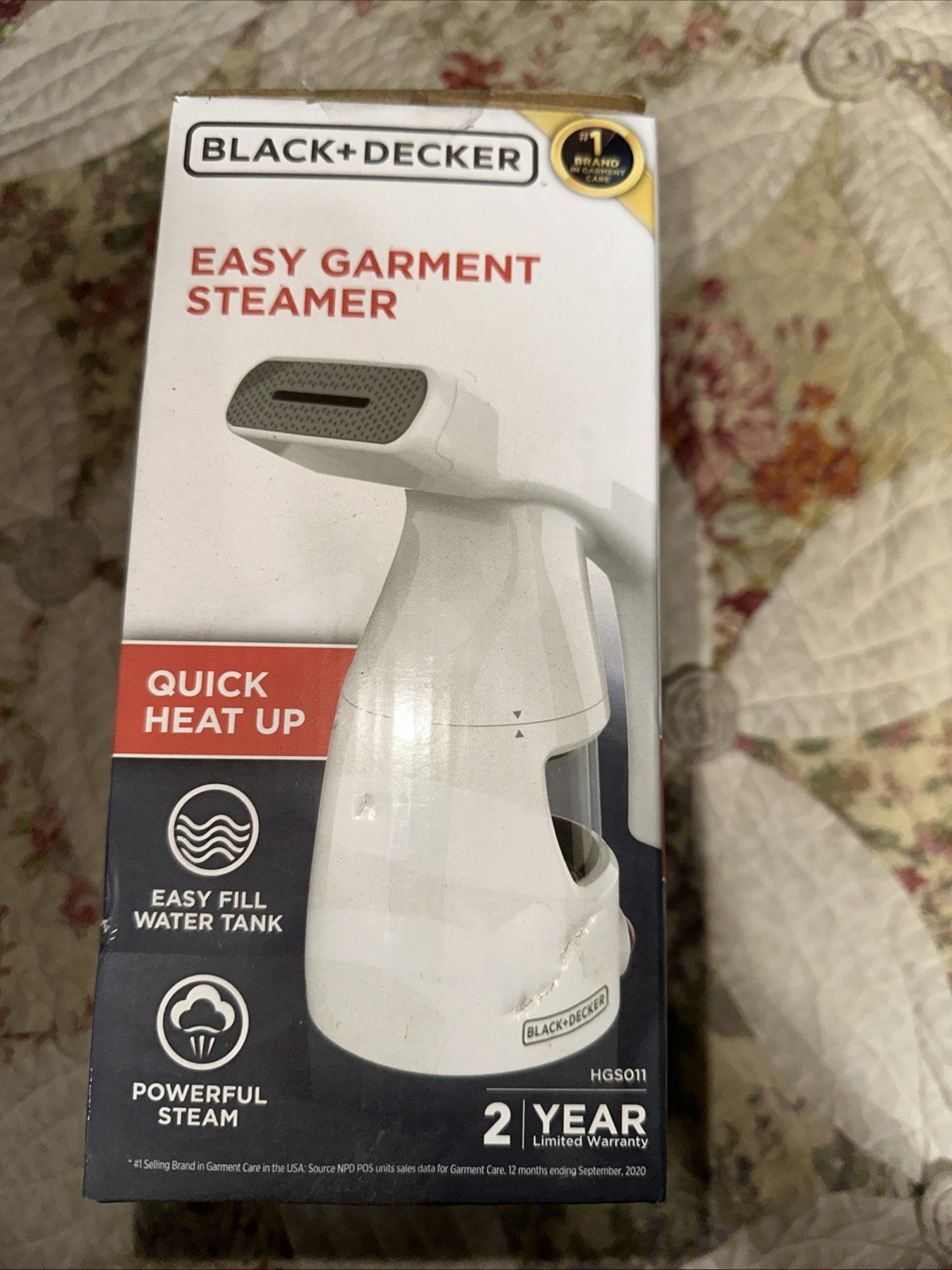 BLACK+DECKER Easy Garment Steamer BRAND NEW gallery