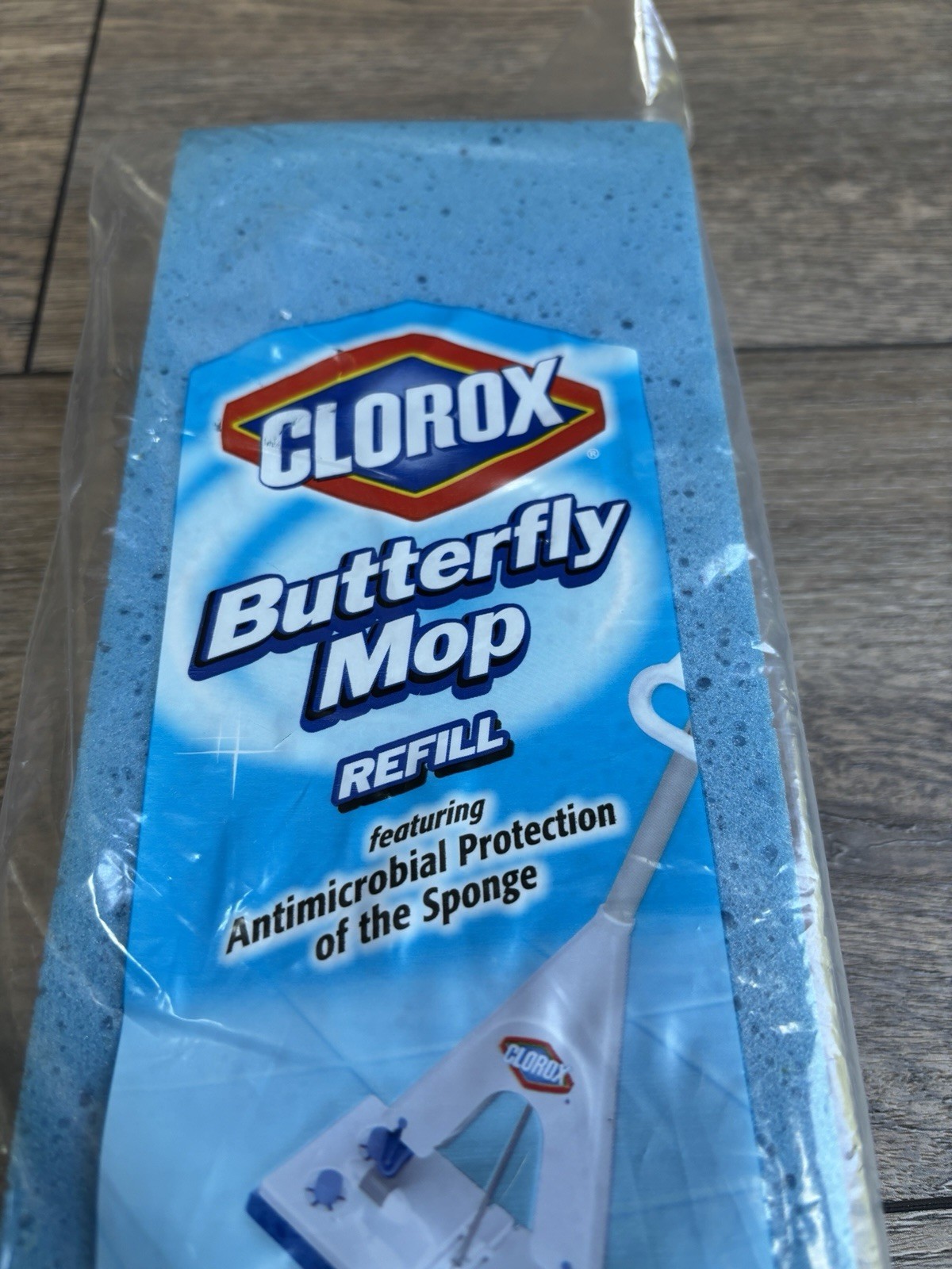 New In Sealed Package Clorox Butterfly Mop Refill Sponge Discontinued Product gallery