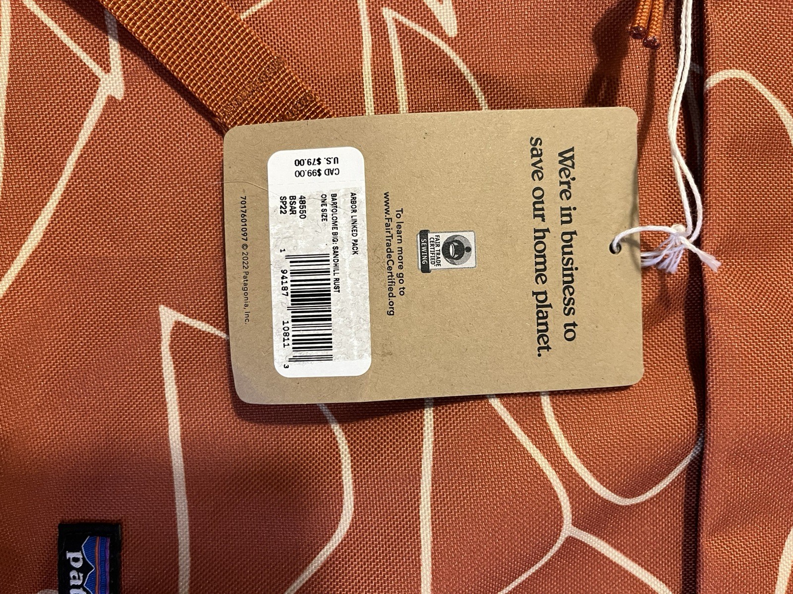 PATAGONIA ARBOR LINKED 25L PACK BACKPACK Daypack Orange BWT 2