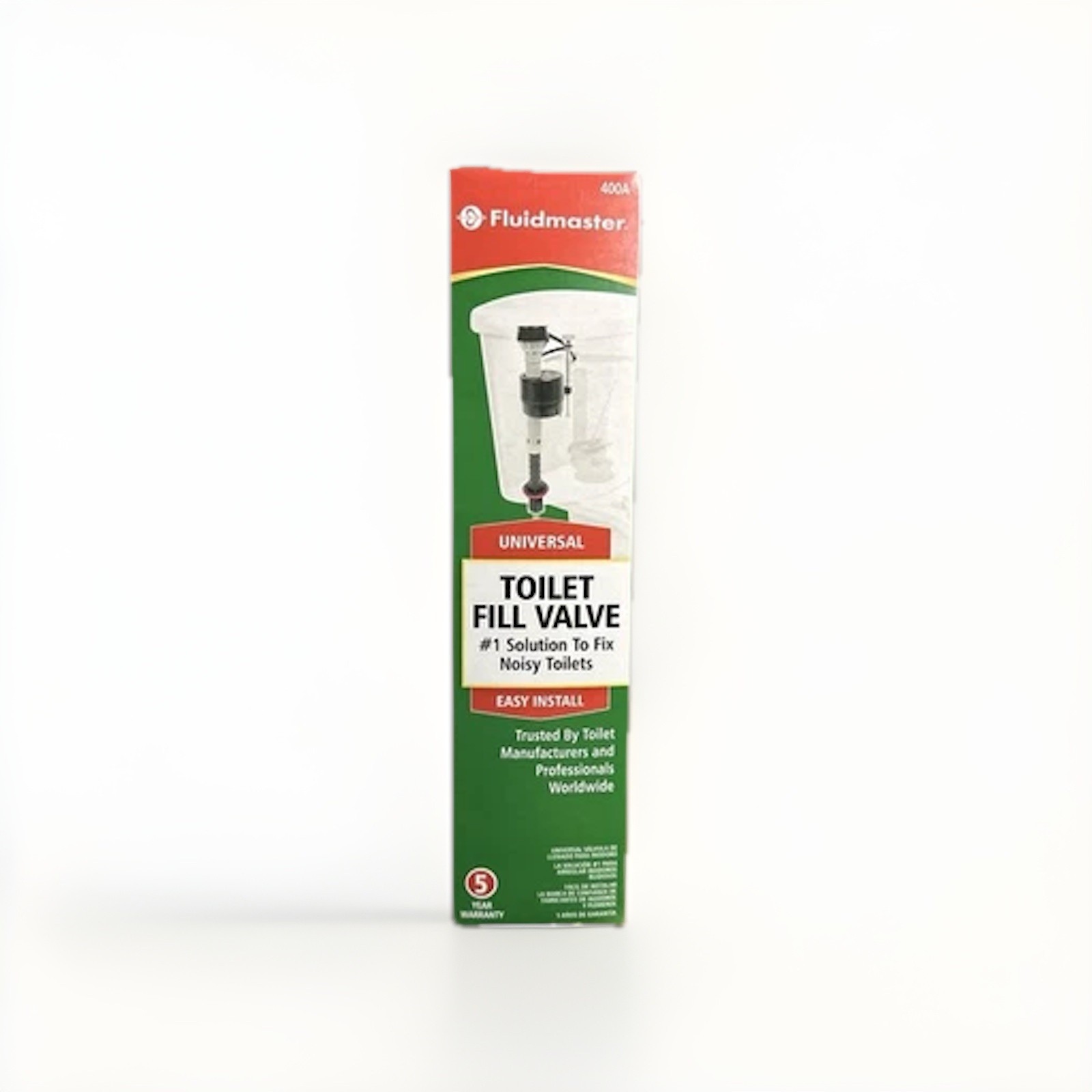 Fluidmaster 400A Anti- Siphon Universal Toilet Tank Fill Valve,Black NEW gallery