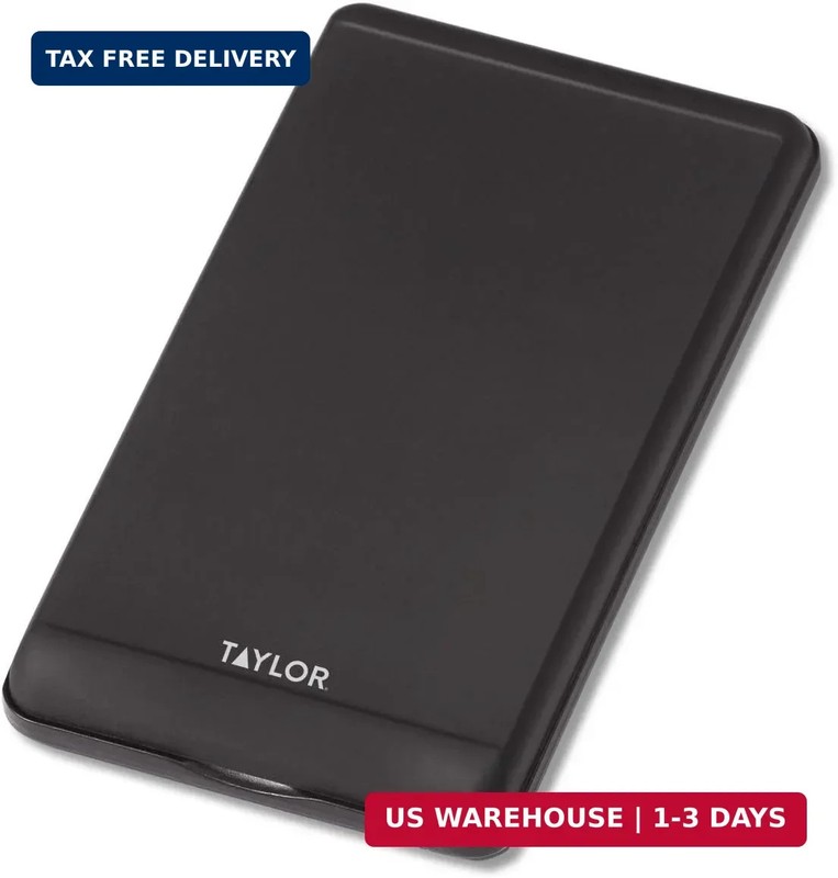 Taylor High-Precision Digital Portioning Scale with Cover, 16OZ/500G, Black gallery