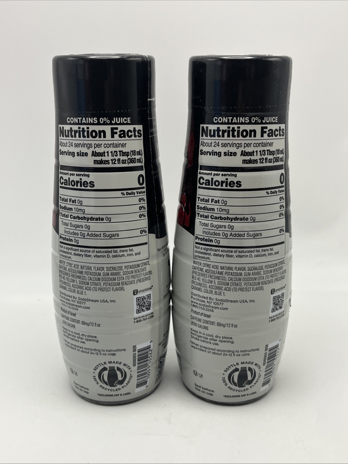 SodaStream Mtn Dew Code Red Zero Sugar Drink Mix 14.9 Fl Oz 440mL Lot of 2 gallery