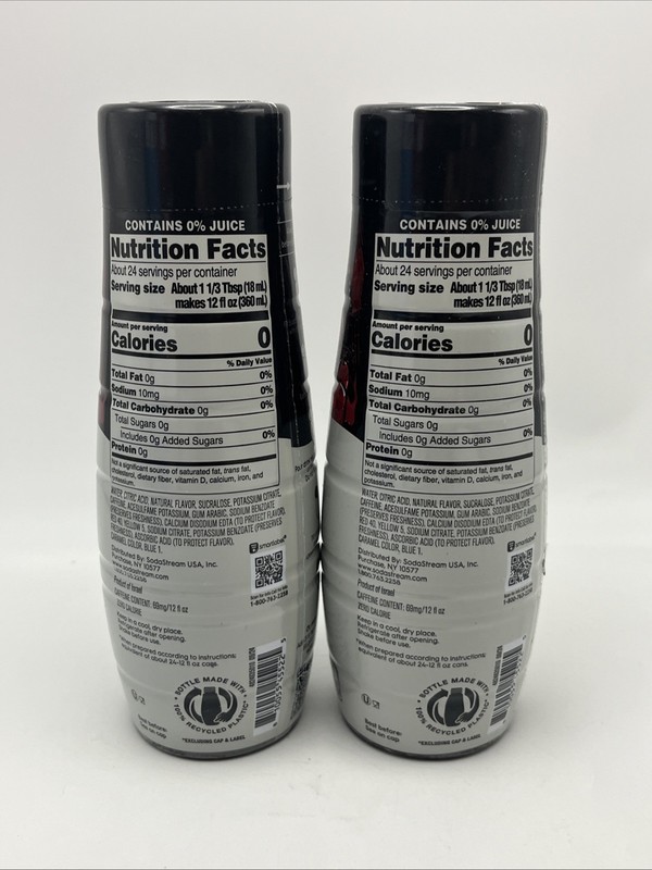 SodaStream Mtn Dew Code Red Zero Sugar Drink Mix 14.9 Fl Oz 440mL Lot of 2 gallery