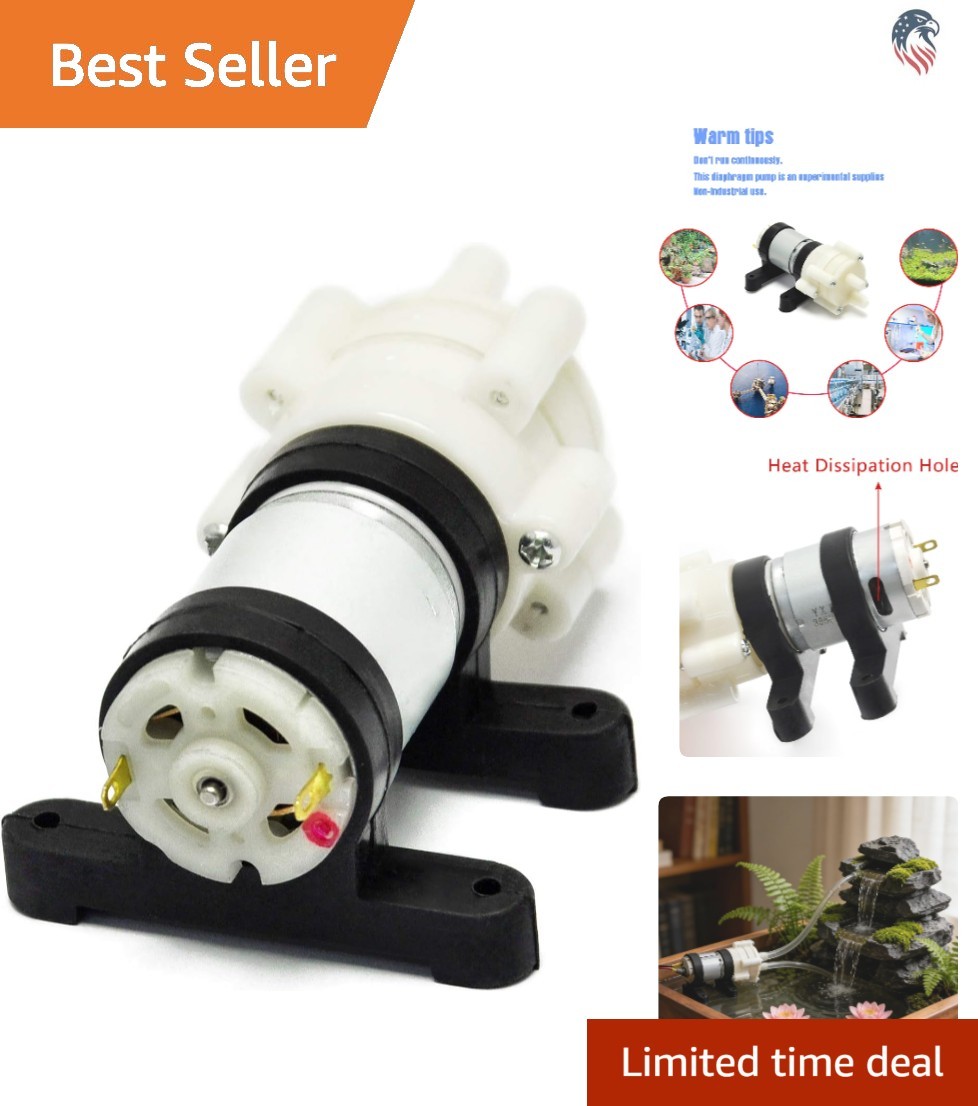 12V Diaphragm Water Pump Compatible with Aquarium Inflatable Pool Car Washing gallery