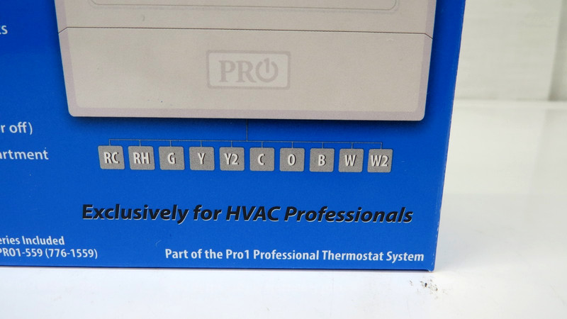 Pro1 T715 Programmable Thermostat Multi-Stage Gas 2 Heat 2 Cold 7 Day 5/1/1 gallery