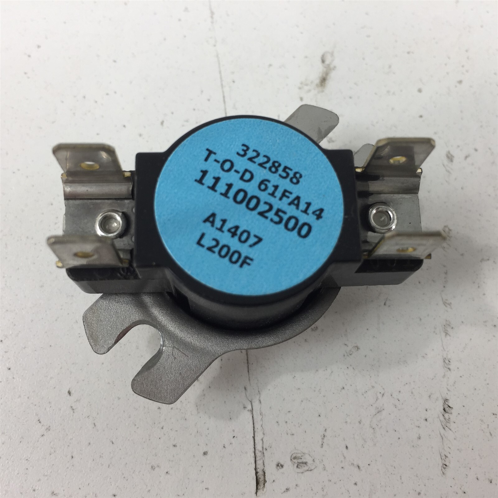 Trane 111002500 Thermostat Control-Limit T-O-D 61FA14 322858 A1407 L200F 240V gallery
