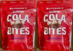 2-PACK Hammond’s Gummi COLA BITES 24 Oz each bag