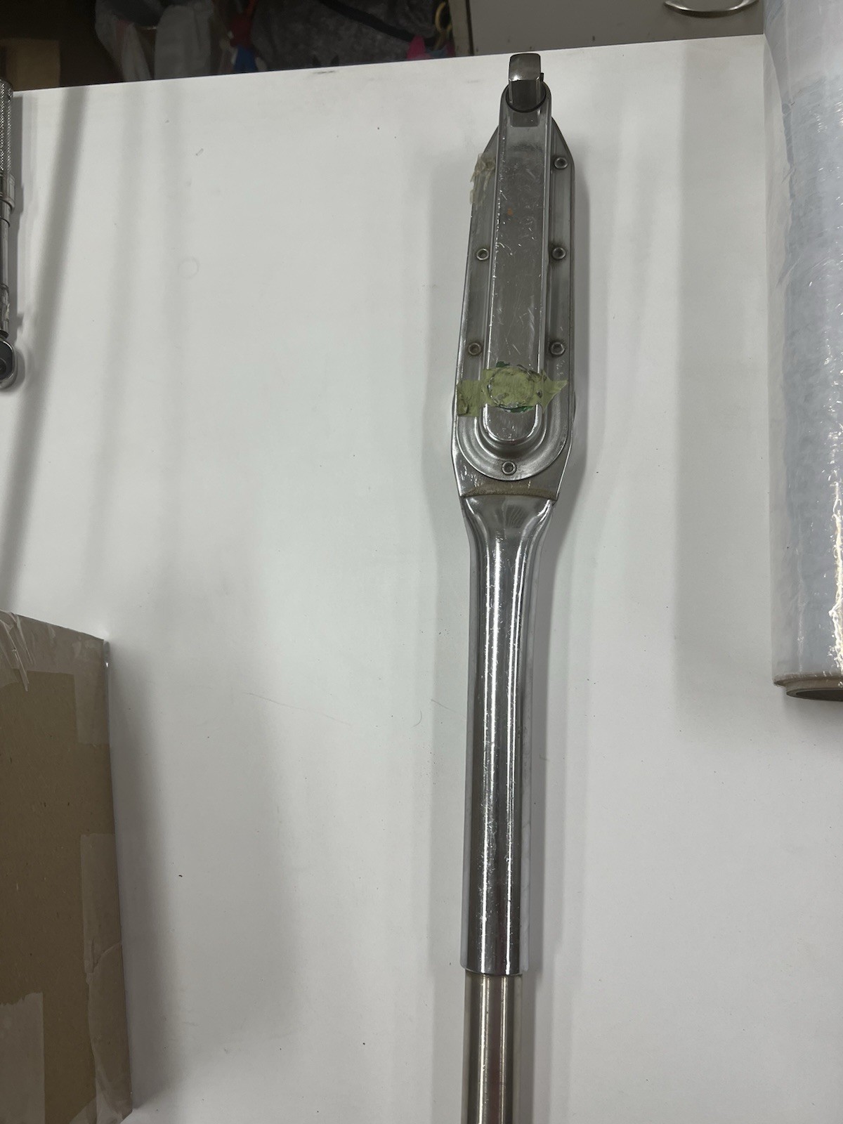 Snap-on TE60A 3/4 in Drive Click Torque Wrench Non-Ratcheting Adjustable SAE gallery