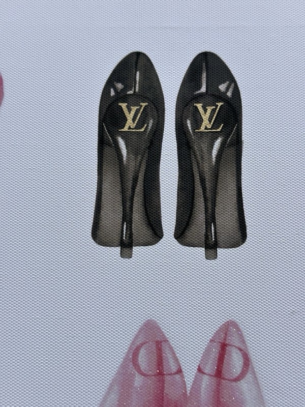 Chic Designer Inspired Lux Heels Collage Wall Art Glam Closet Beauty Room Decor gallery