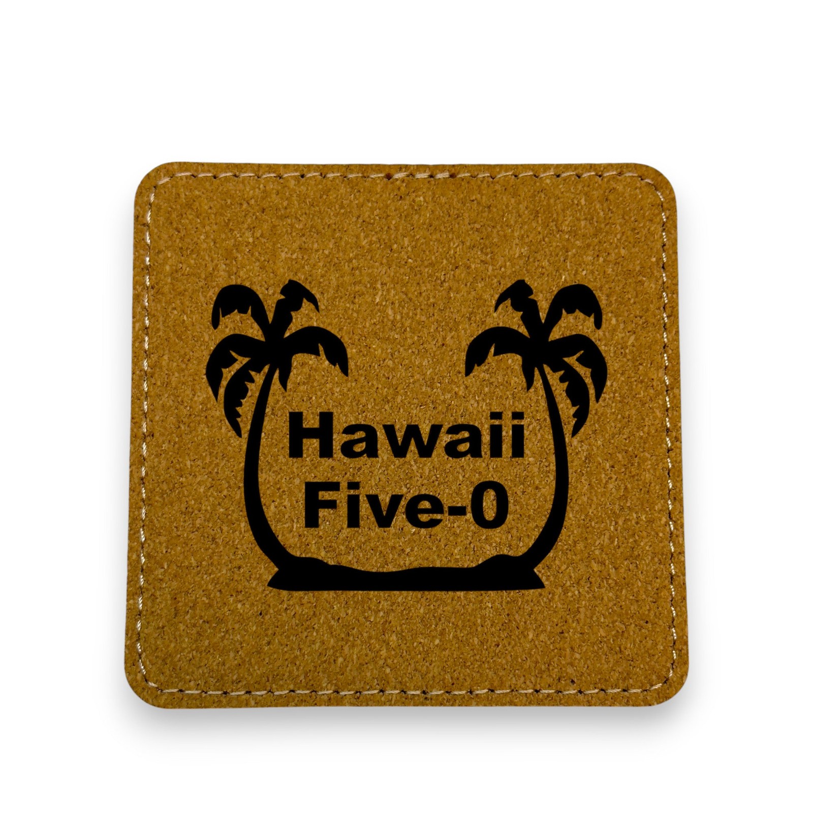 Coaster - Hawaii Five-0 - SET OF 2 - Leather or Stitched Cork gallery