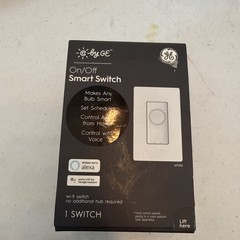 C by GE 4-Wire On/Off Button Style Smart Switch w/ Bluetooth & Wi-Fi –