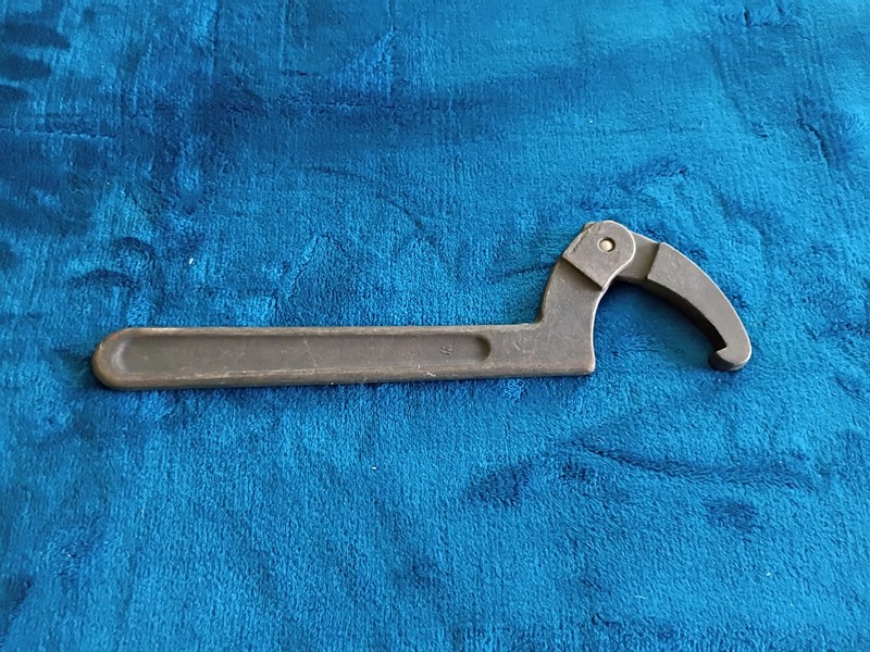 Vintage Williams 474 Adjustable Hook Spanner Wrench 2" to 4-3/4" USA . gallery