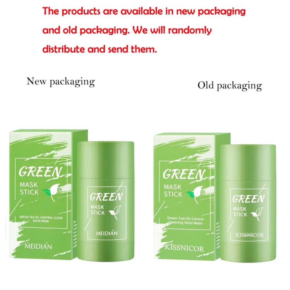Face Clean Mask Green Tea Cleansing Stick Mask Shrink pores Deep Blackhead Remov gallery
