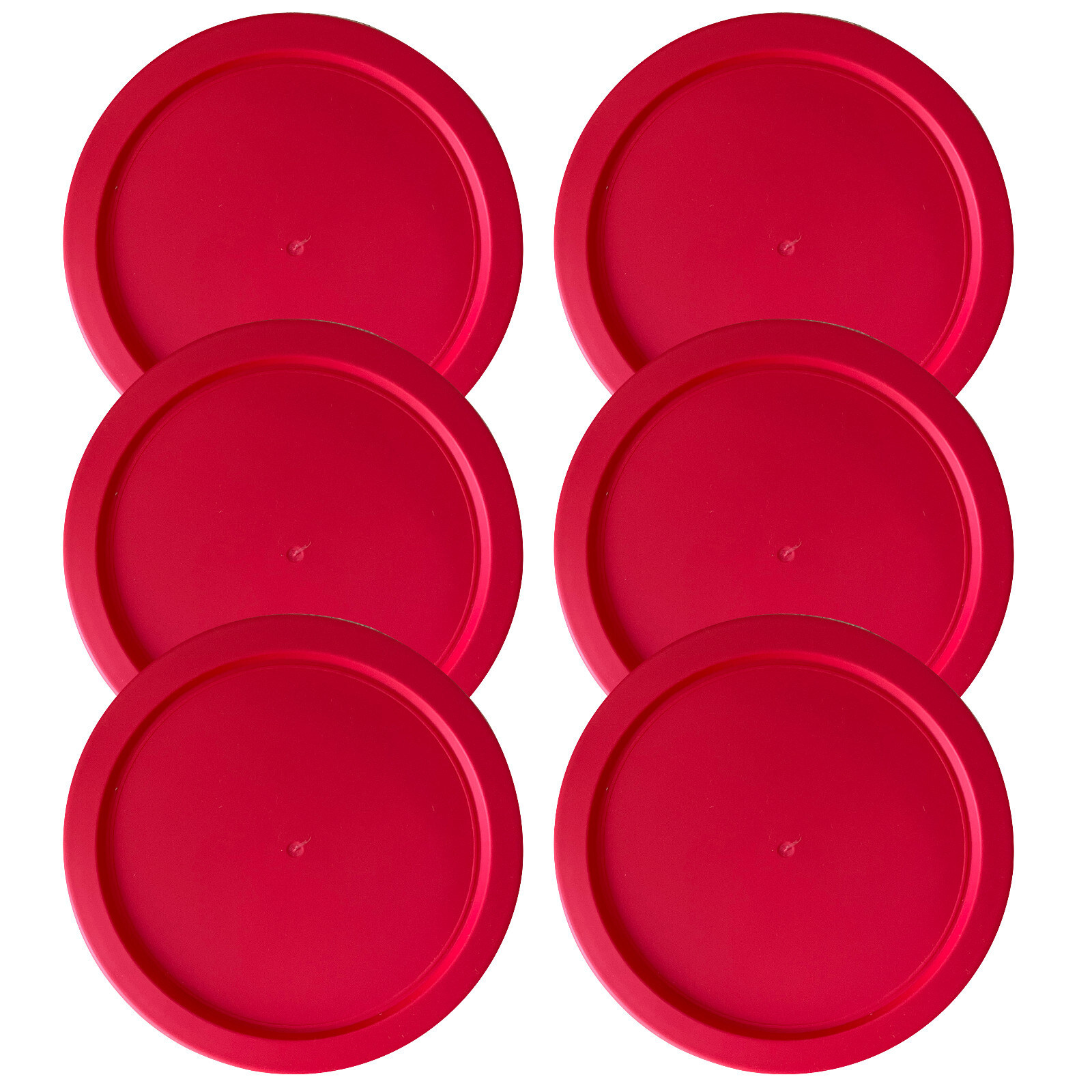 6 Replacement Lids for Pyrex 4-CUP Storage Cover 6" Container 7201-PC RED gallery