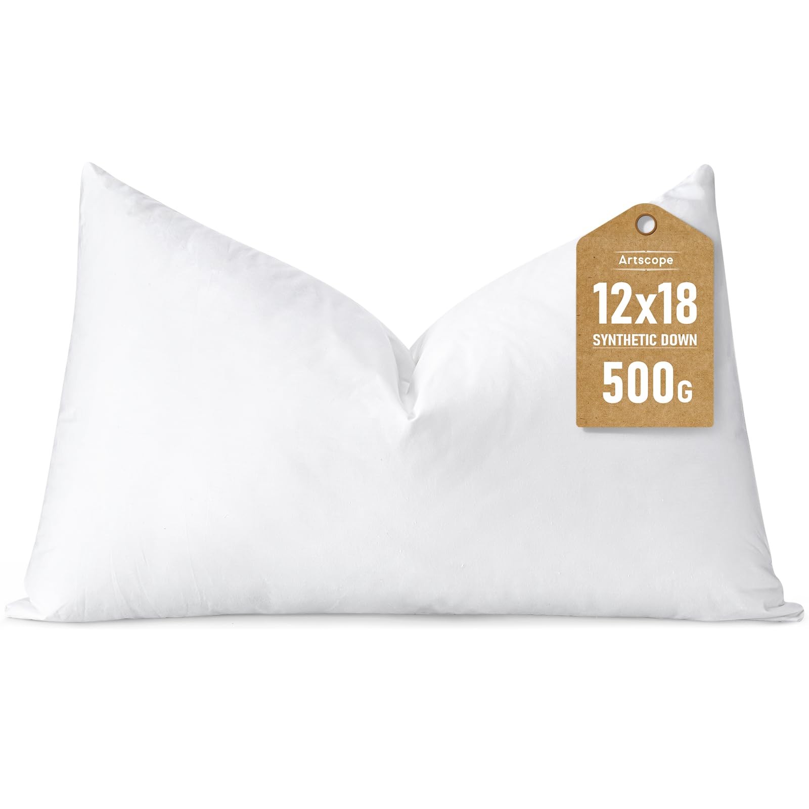 Synthetic Down Lumbar Pillow Insert, 12x18 Down Alternative Throw Pillow Inse... gallery