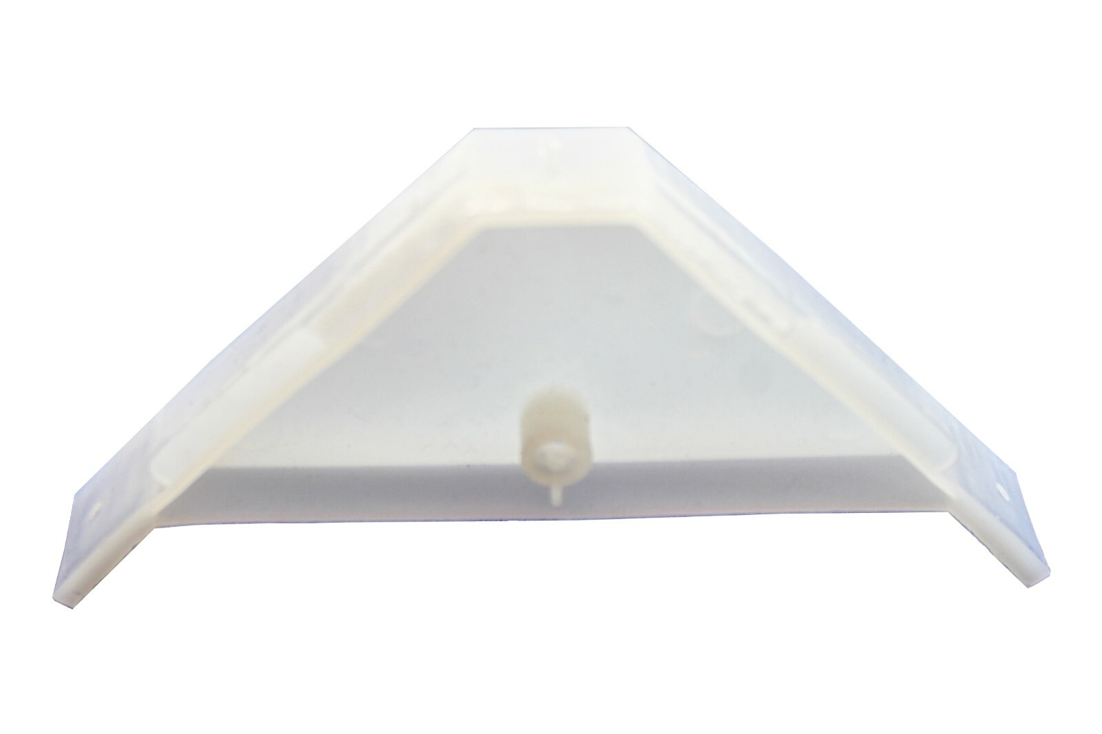 90 Degree Cabinet Triangle Bracket, Plastic, White Corner Support Braces gallery