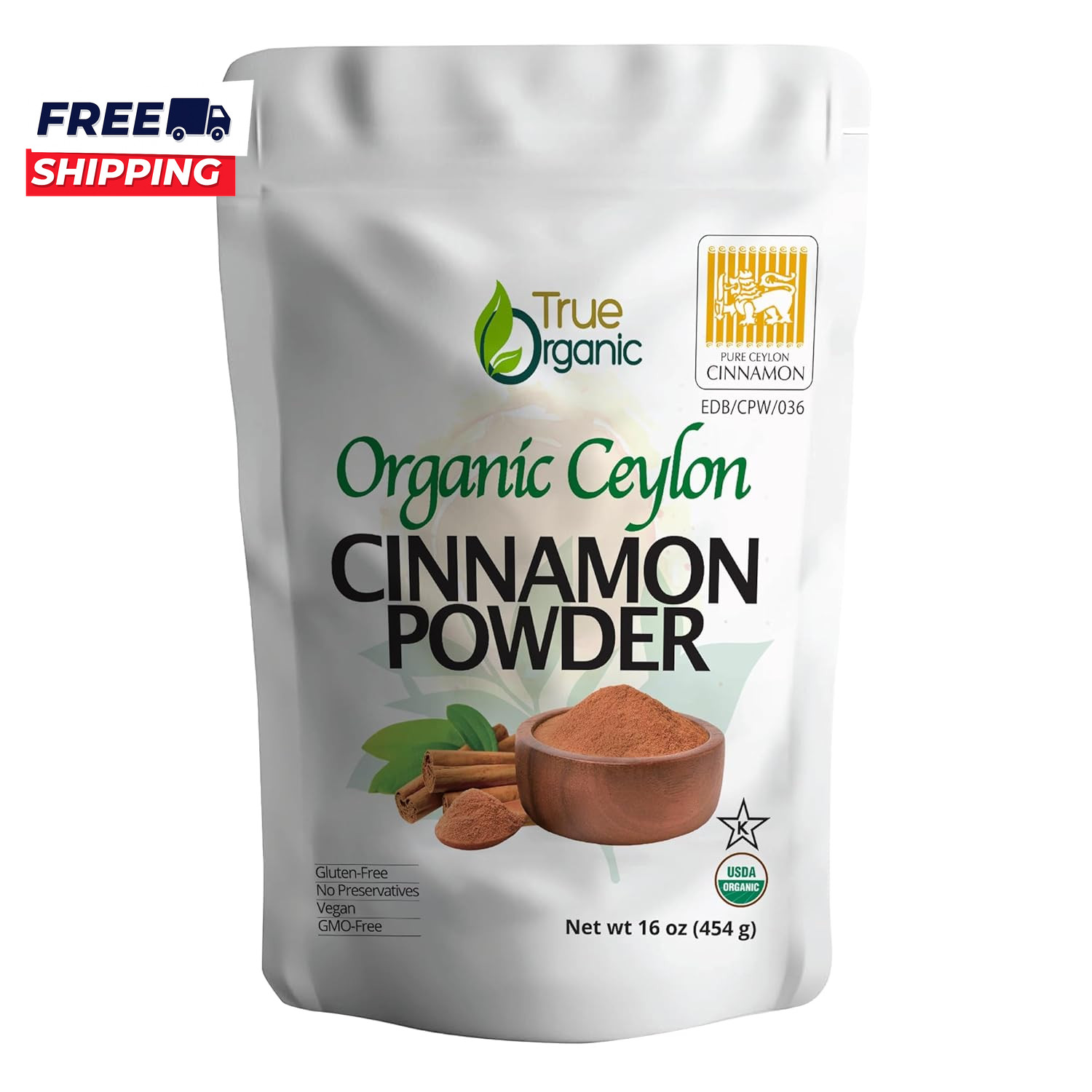 Pure Ceylon Cinnamon Powder 1 Lb Premium Grade Gluten Free USDA & Kosher gallery