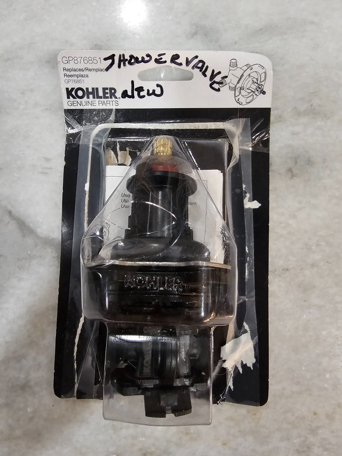 Kohler Mixer Pressure Balance Kit GP876851 GP76851 Brass Plastic Genuine Parts gallery
