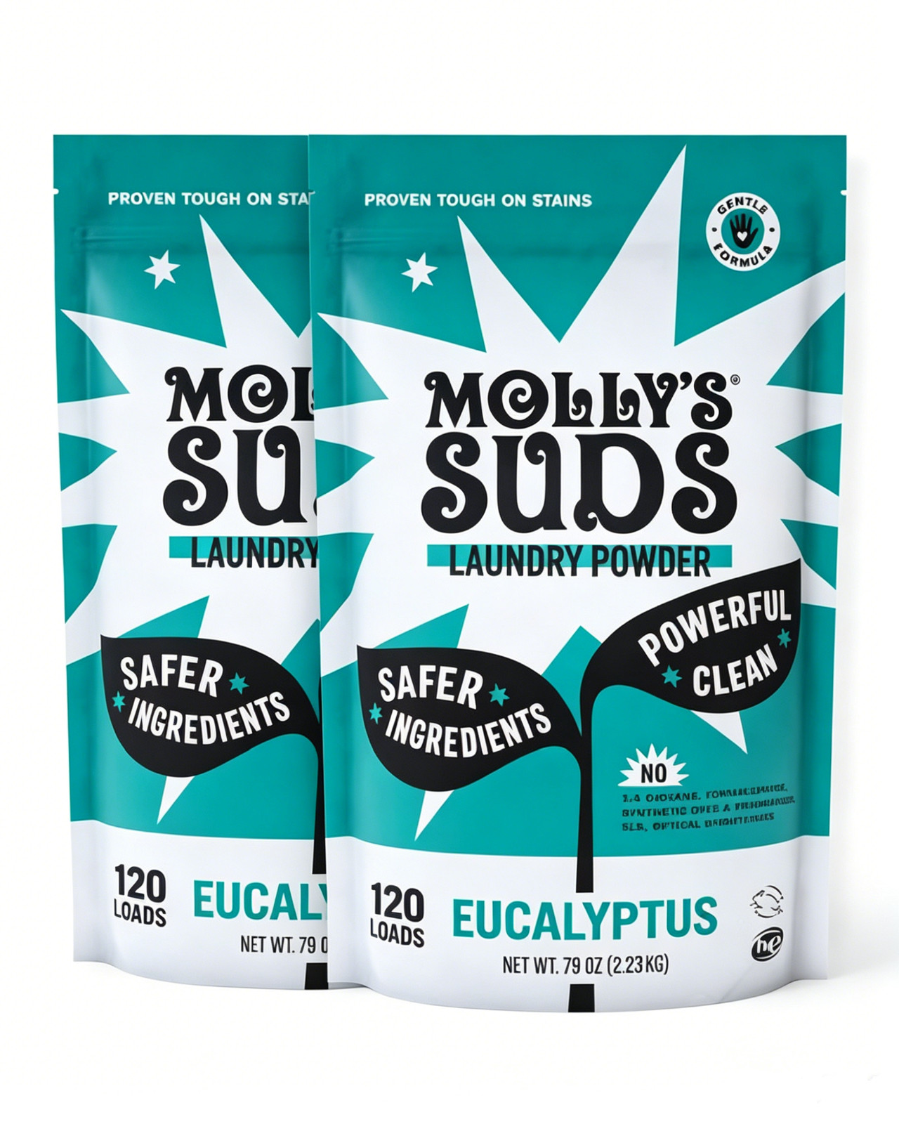 2PACK Molly's Suds Original Laundry Powder 120 Loads Eucalyptus gallery
