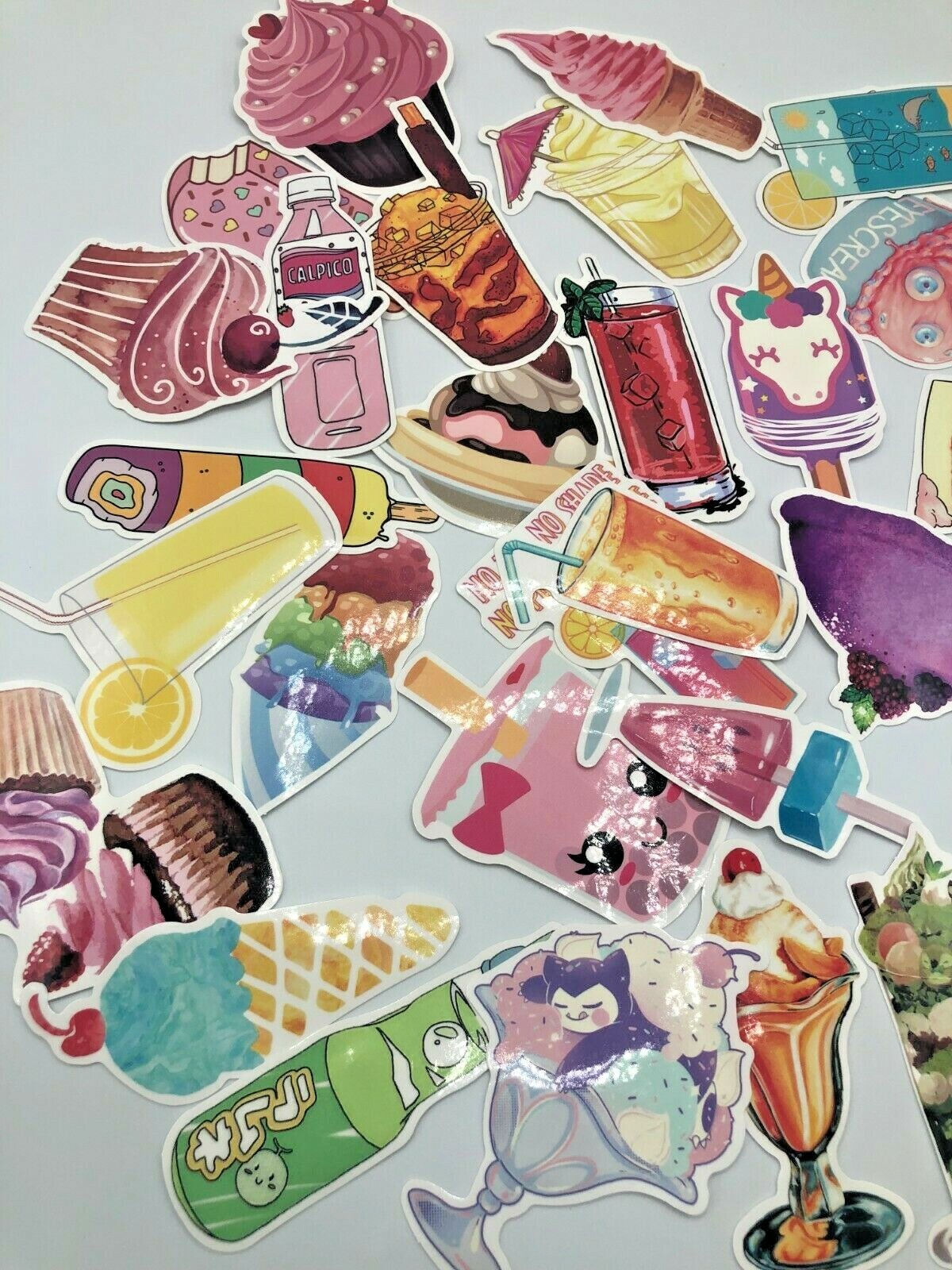 SWEETS (Pink Theme)~ Stickers Pack~70 PC for Skateboard~Laptop~Phone~Scrapbook gallery