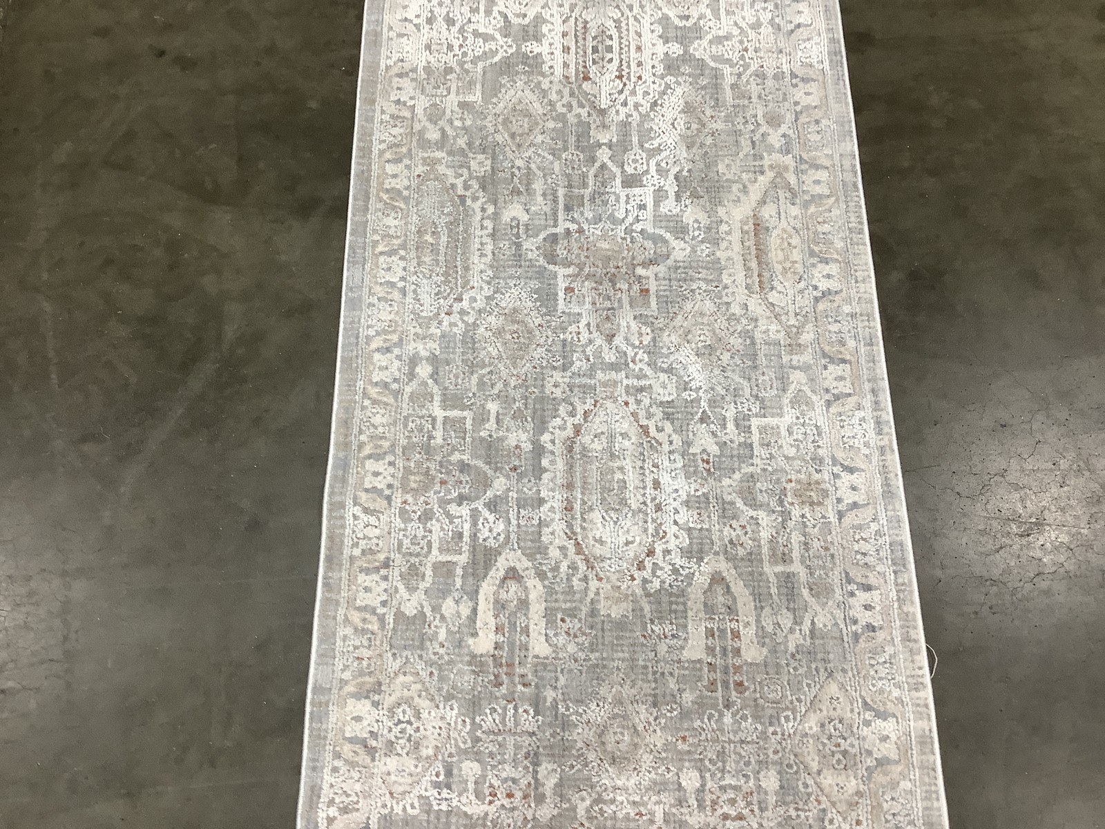 GREY BLUE RUST 2'-0" x 8'-0" Back Stain Rug, Reduced Price 1172683415 MRM322F-28 gallery