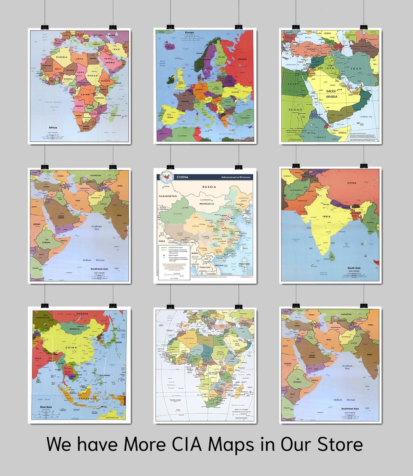 2009 CIA Ukraine Road Map Home School Geography Poster Print Study History gallery