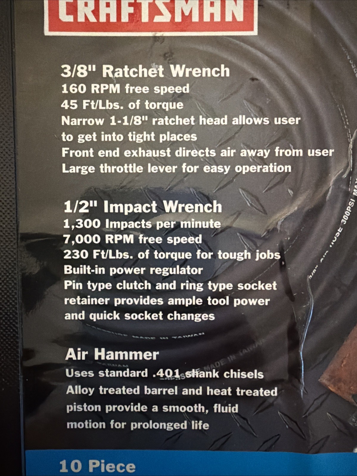 Chraftmens 3 Piece Air Tool Kit gallery
